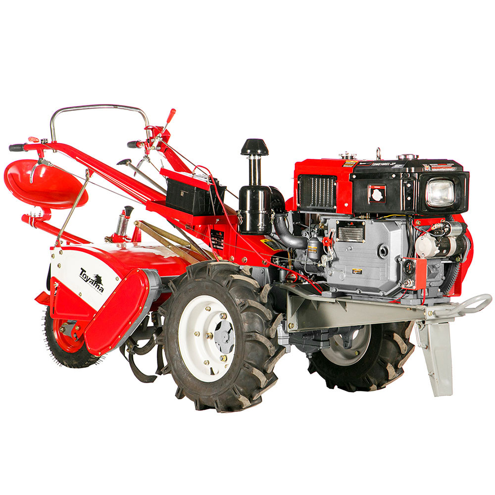 Microtrator Diesel Toyama TDWT80E 16.5HP Refrigeração a Água Partida Elétrica Manual 6 Marchas