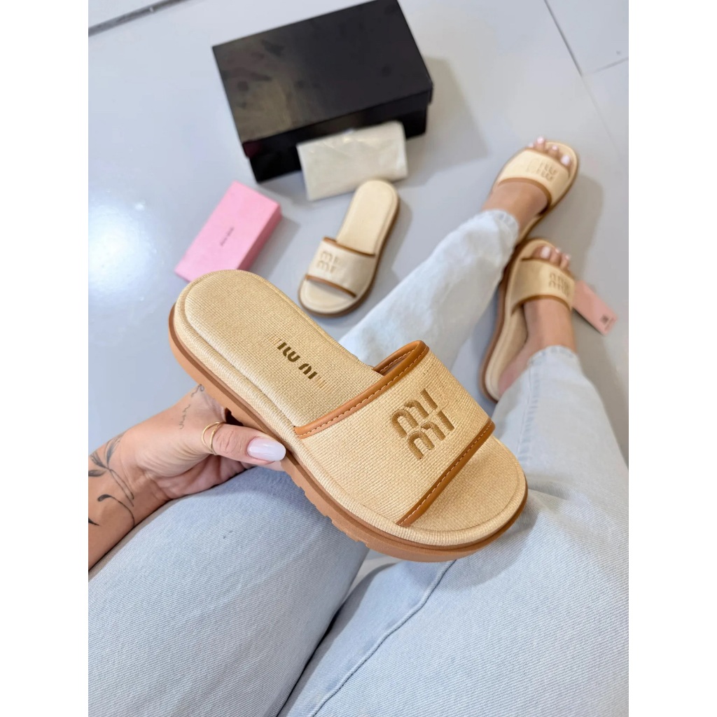 Papete Feminina Blogueira moda Charmosa Confortáve Leve Macia
