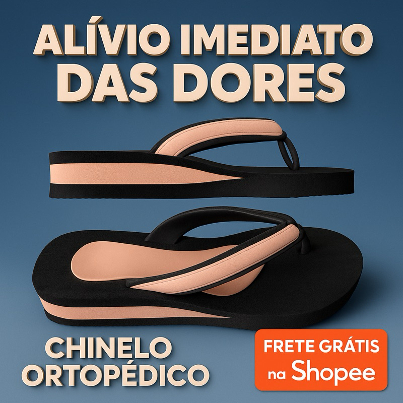 Chinelo ortopédico confortável antiderrapante sandália para fascite plantar