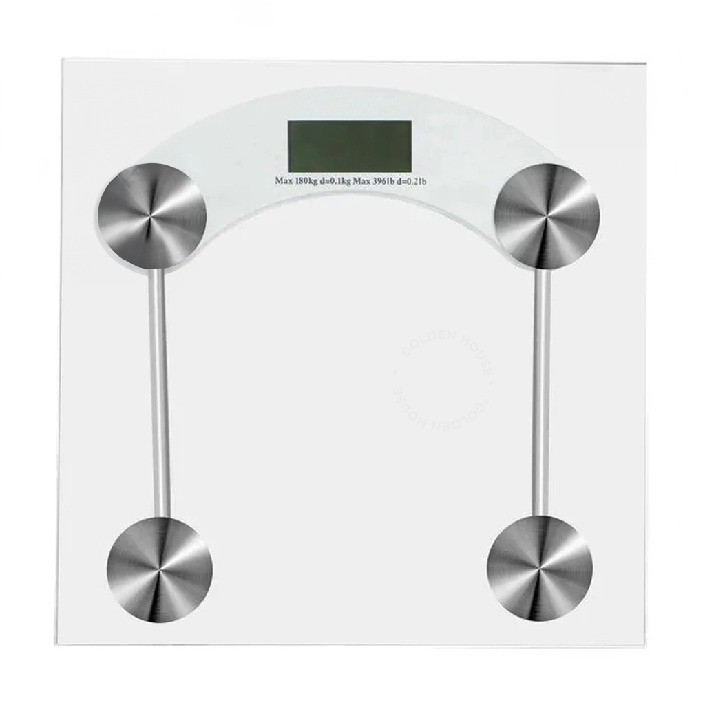 Balança  Digital Corporal Fitness  Vidro Temperado Até 180kg