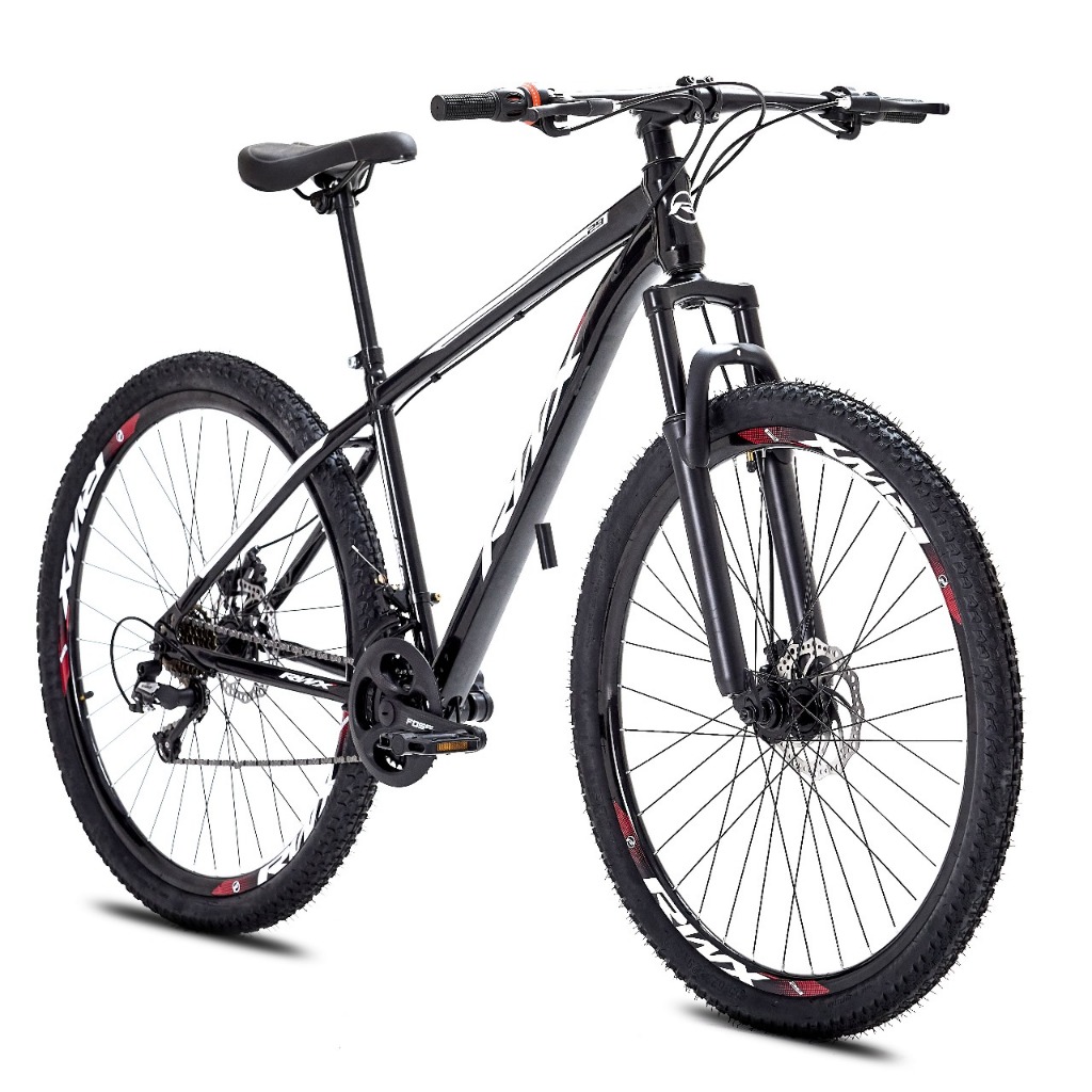 KIT BIKE BICICLETA MTB AÇO CARBONO RWX ARO 29 21V - FREIO A DISCO - TAM.  17.