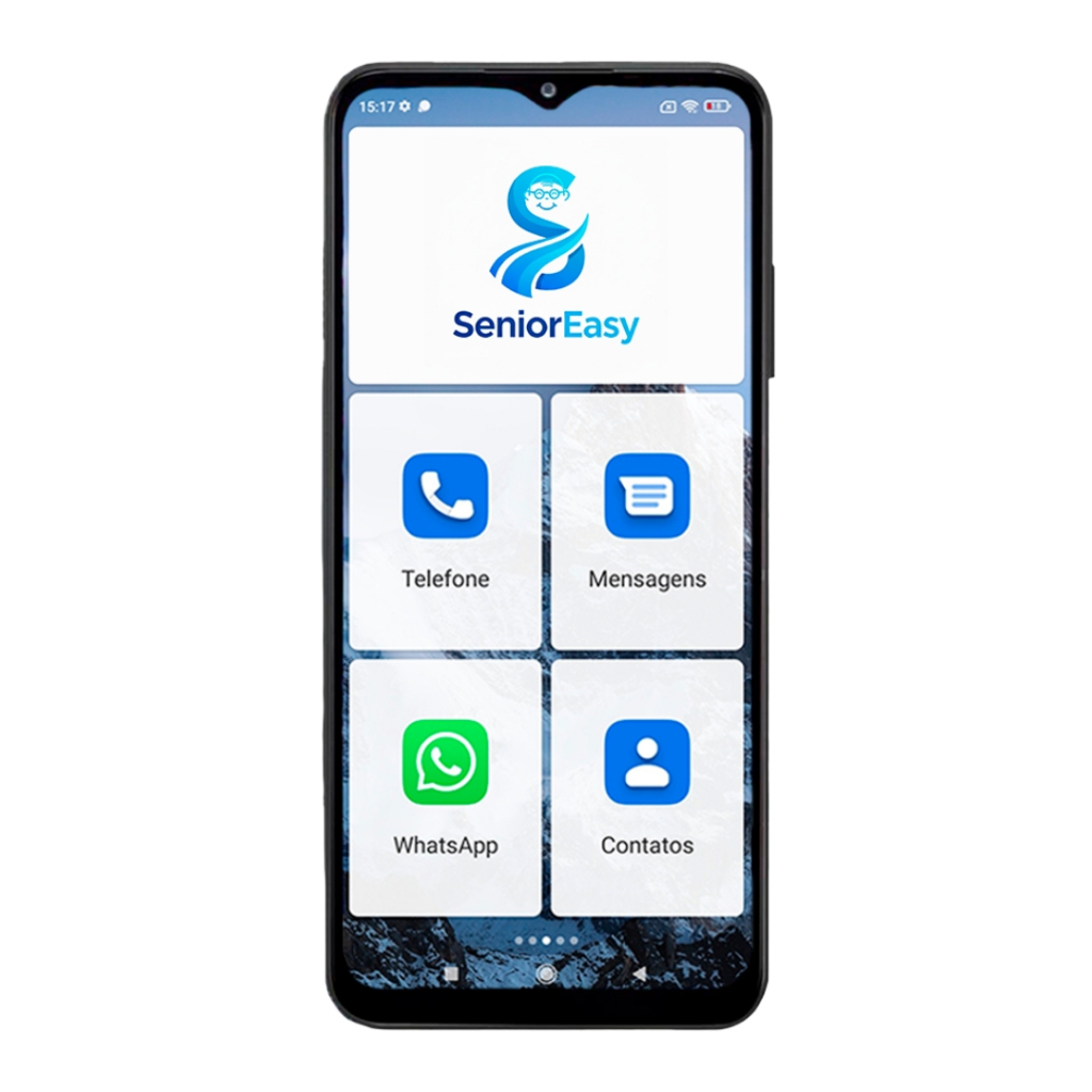 Smartphone Android SeniorEasy Facil 4G Utilizacão 128gb/4gb RAM