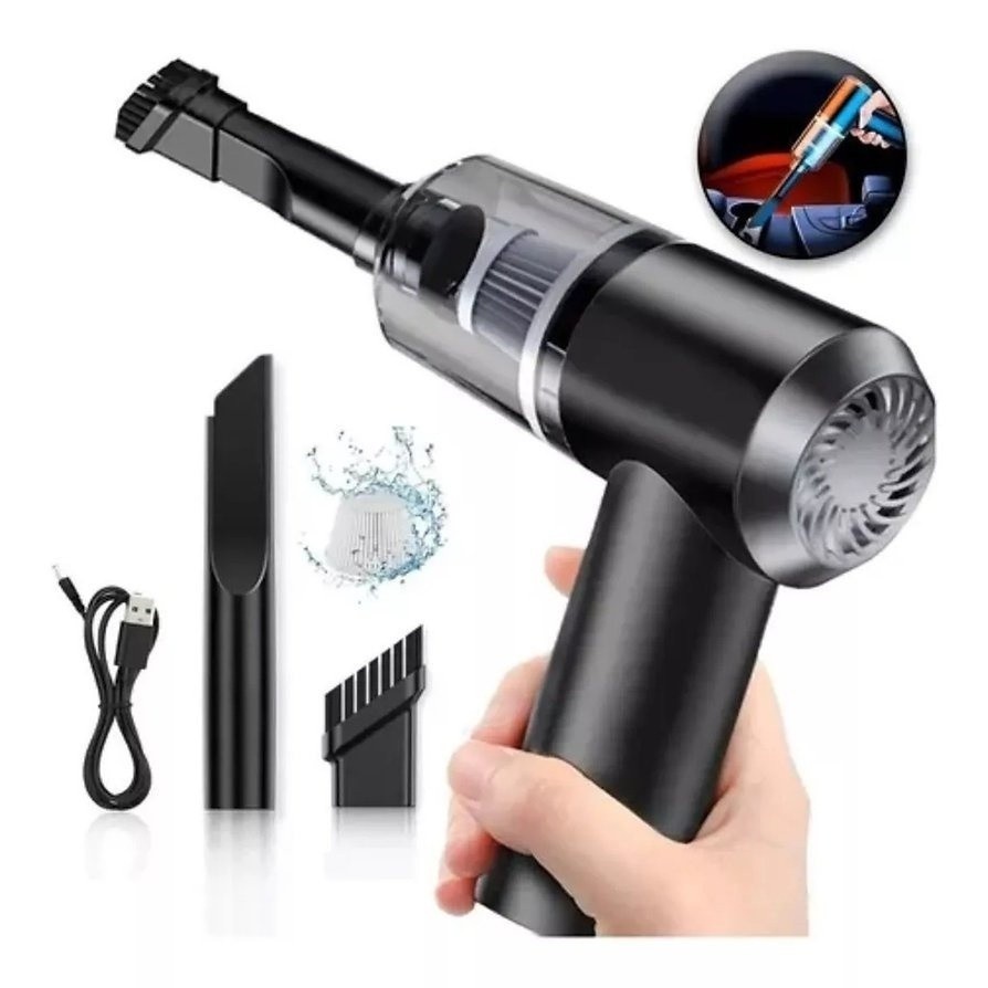 Mini Aspirador De Pó 3 em 1 a Vacuo Usb Portátil Recarregavel -SE8010