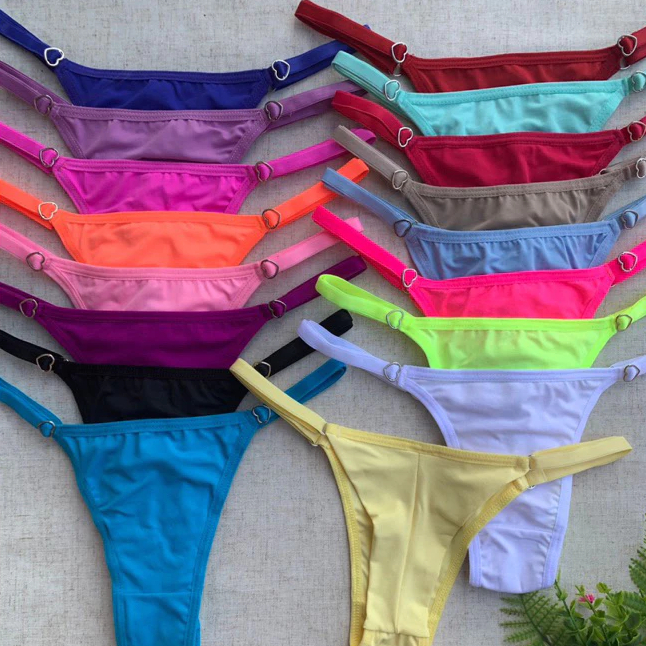 Kit com 5 Calcinhas Fio Duplo Empina bumbum com Regulagem Confortavel Microfibra Dupla Lingerie Feminina Moda Intima
