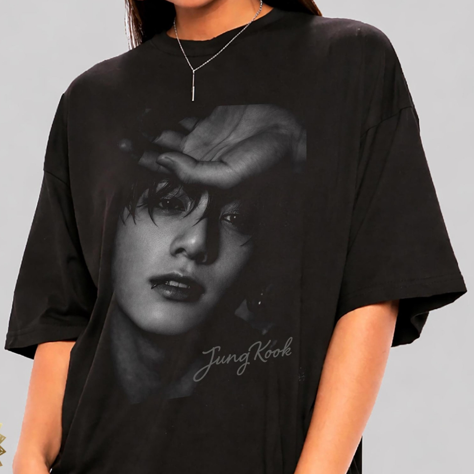 Camiseta T-shirt Unissex Algodão Kpop Jungkook