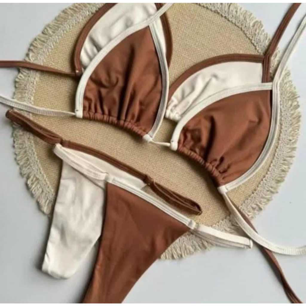 BIQUINI FEMININO FITINHA TENDÊNCIA CORTININHA VERÃO 2025