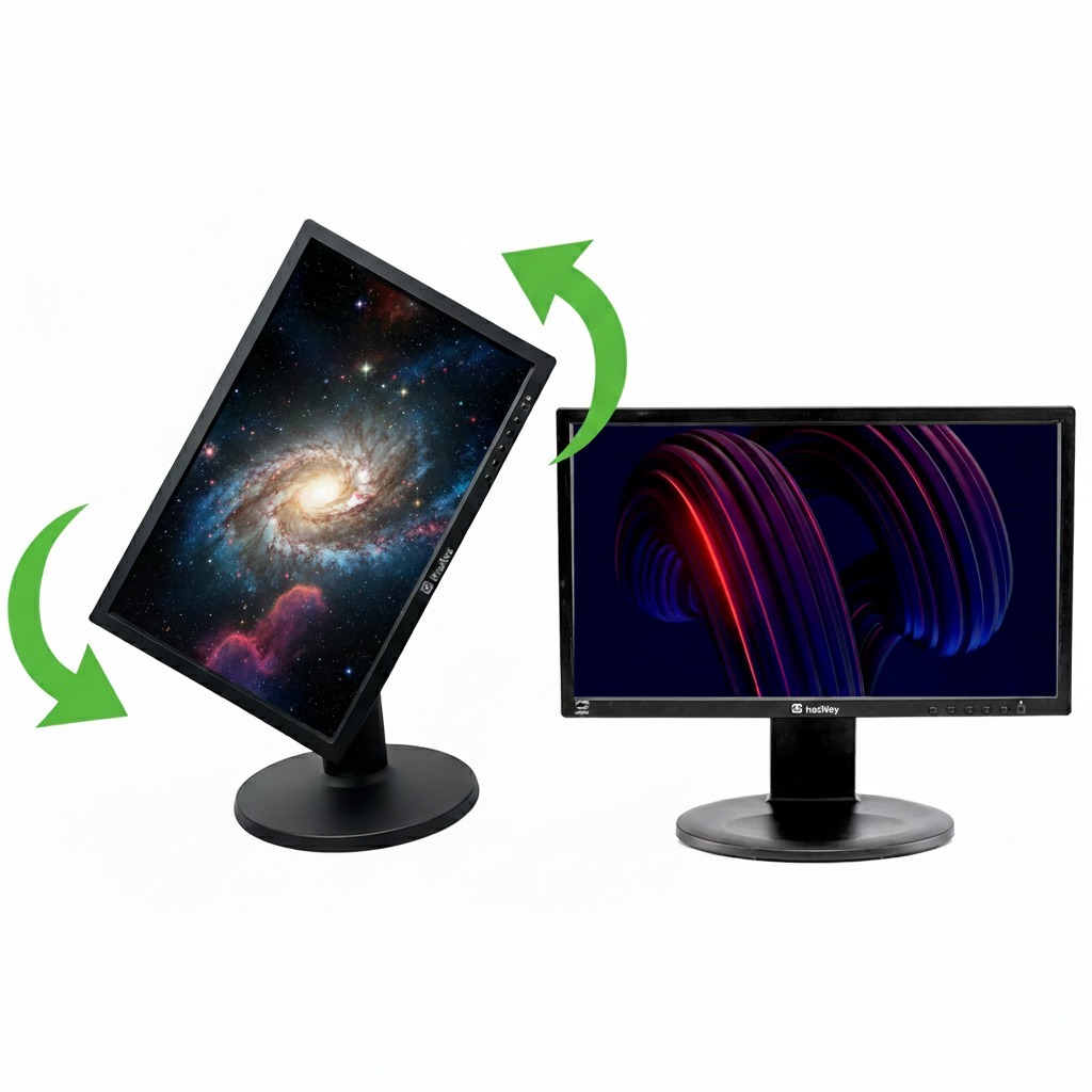 Monitor Giratório Ajustável HDMI 19 Polegadas Perfeito Para Segunda Escritorio e Trabalho Tela Led 19eb13 Infoway