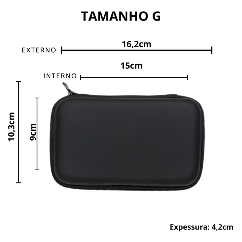 Case Emborrachado - Estojo emborrachado