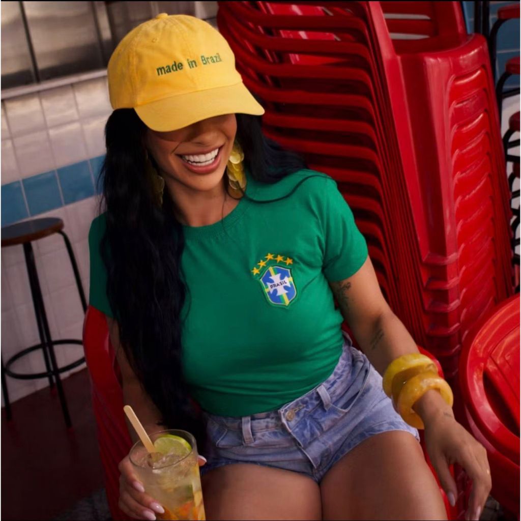 blusa feminina brasil baby look casual e confortavel e muito estilosa super macia e não marca