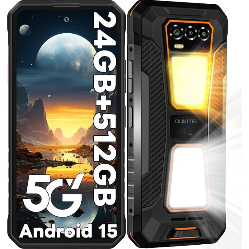 OUKITEL WP58 PRO 5G 24/512GB 10000mAh SMARTPHONE ROBUSTO DUAL SIM NFC
