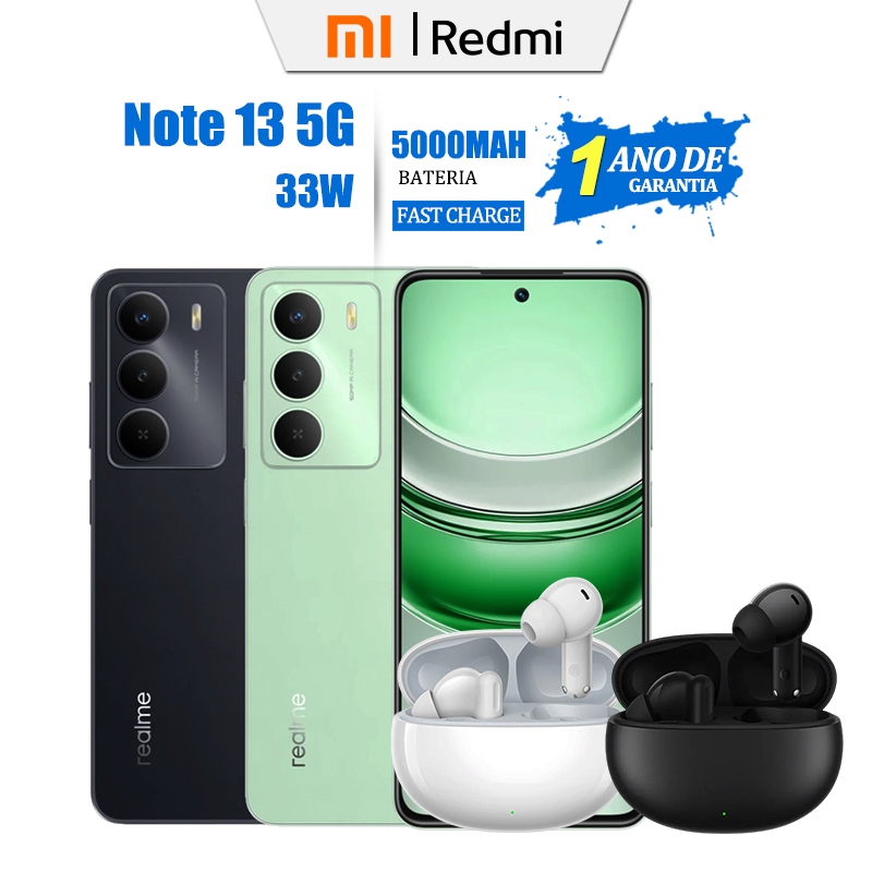 Celular Realme C71 5G NFC 256GB/8GB RAM Original 50MP 5000 MAH Android 15 Dual Sim Versão global
