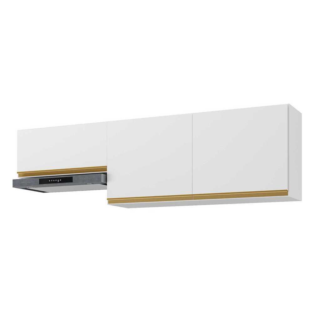Kit 2 Armários de Cozinha Aéreos 3 Portas Veneza Multimóveis MP2145