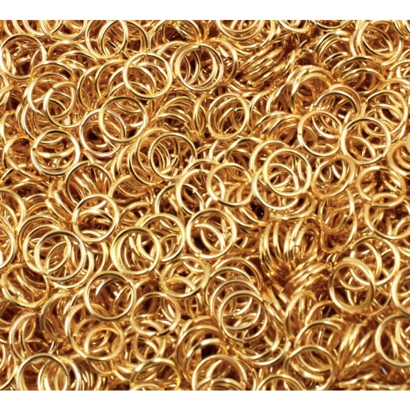 Argola para chaveiro e bijuterias 6 e 8mm 200 ou 500  peças