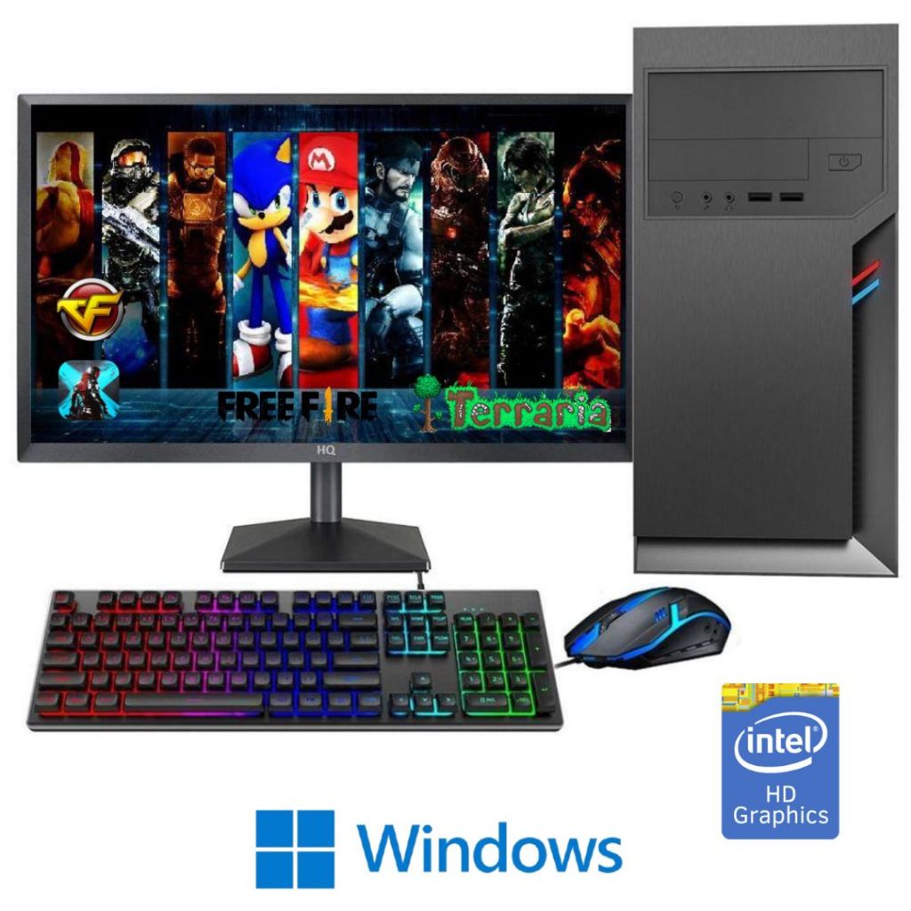 Oportunidade: PCs Gamer Completos RGB Intel