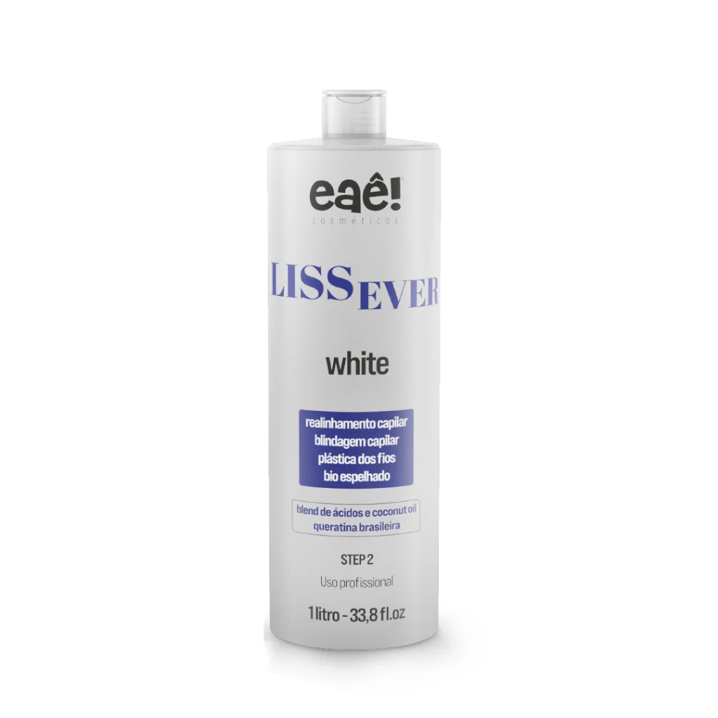 Escova Progressiva Lissever White 0% Formol Eaê! Cosméticos (1L)